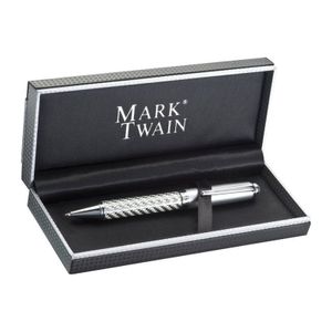 Mark Twain ball pen in carbon design