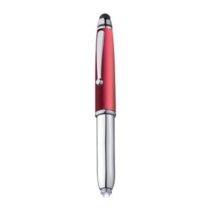 Ball pen with touch function and LED