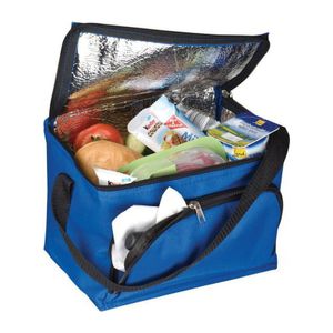 210D polyester cooler bag with front compartment