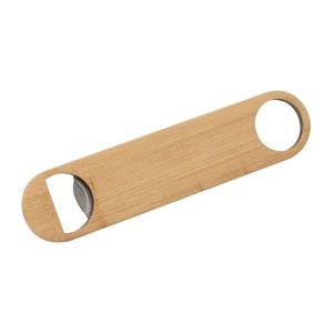 Bamboo-metal bottle opener