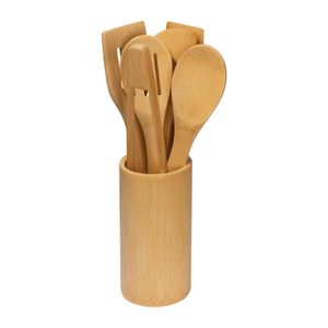 7-piece bamboo cookware set