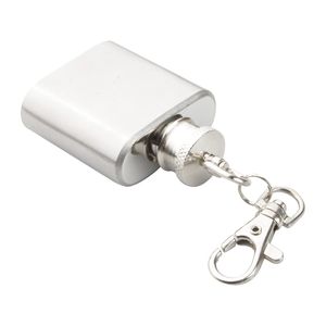 keyring with hip flask