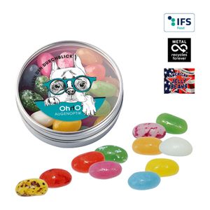 Clear Tin with American Jelly Beans