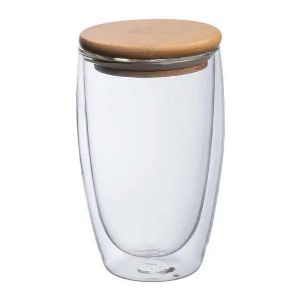 Double-walled glass with 500 ml filling capacity